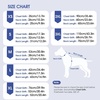 image:imageLeLePet Fleece Dog Onesie Striped Dog Pajamas for Small Dogs Blue SBlue