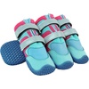 image:imageLelepet 4pcs Dog Shoes for Hot PavementDog Booties for Small Size DogsBlue