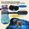 image:imageLelepet 4pcs Dog Shoes for Hot PavementDog Booties for Small Size DogsBlue