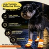 image:imageLelepet 4pcs Dog Shoes for Hot PavementDog Booties for Small Size DogsOrange
