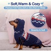 image:imageLelepet Dachshund Sweater with Hood Knit Dog Sweaters for Small Dogs XSXLNavy Blue