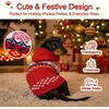 image:imageLelepet Dachshund Sweater with Hood Knit Dog Sweaters for Small Dogs XSXLRed