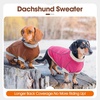 image:imageLelepet Dachshund SweaterWarm Dog Sweater for Small Dogs S BrownBrown