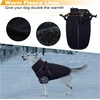 image:imageLelepet Dog Coat 3 in 1 Waterproof Dog Winter Jacket with Harness Built inBlack