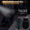 image:imageLelepet Dog Coat 3 in 1 Waterproof Dog Winter Jacket with Harness Built inBlack
