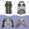 image:imageLelepet Dog Coat Warm Dog Winter Coat Waterproof Dogs Jacket with HarnessArmy Green