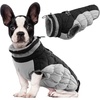 image:imageLelepet Dog Coat Warm Dog Winter Coat Waterproof Dogs Jacket with HarnessBlack