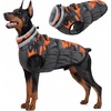 image:imageLelepet Dog Coat Warm Dog Winter Coat Waterproof Dogs Jacket with HarnessBlack Camo