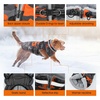 image:imageLelepet Dog Coat Warm Dog Winter Coat Waterproof Dogs Jacket with HarnessBlack Camo