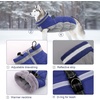 image:imageLelepet Dog Coat Warm Dog Winter Coat Waterproof Dogs Jacket with HarnessBlue
