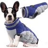 image:imageLelepet Dog Coat Warm Dog Winter Coat Waterproof Dogs Jacket with HarnessBlue