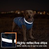 image:imageLelepet Dog Coat Warm Dog Winter Coat Waterproof Dogs Jacket with HarnessBlue Camo
