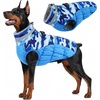 image:imageLelepet Dog Coat Warm Dog Winter Coat Waterproof Dogs Jacket with HarnessBlue Camo