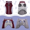 image:imageLelepet Dog Coat Warm Dog Winter Coat Waterproof Dogs Jacket with HarnessBurgundy