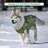 image:imageLelepet Dog Coat Warm Dog Winter Coat Waterproof Dogs Jacket with HarnessCamo
