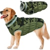 image:imageLelepet Dog Coat Warm Dog Winter Coat Waterproof Dogs Jacket with HarnessCamo