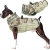 image:imageLelepet Dog Coat Warm Dog Winter Coat Waterproof Dogs Jacket with HarnessDesert Camo