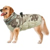 image:imageLelepet Dog Coat Warm Dog Winter Coat Waterproof Dogs Jacket with HarnessDesert Camo