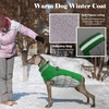 image:imageLelepet Dog Coat Warm Dog Winter Coat Waterproof Dogs Jacket with HarnessGreen