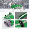 image:imageLelepet Dog Coat Warm Dog Winter Coat Waterproof Dogs Jacket with HarnessGreen