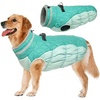 image:imageLelepet Dog Coat Warm Dog Winter Coat Waterproof Dogs Jacket with HarnessNeo Mint