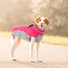 image:imageLelepet Dog Coat Warm Dog Winter Coat Waterproof Dogs Jacket with HarnessNeon Pink
