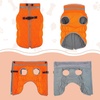 image:imageLelepet Dog Coat Warm Dog Winter Coat Waterproof Dogs Jacket with HarnessOrange