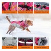 image:imageLelepet Dog Coat Warm Dog Winter Coat Waterproof Dogs Jacket with HarnessPIink Plaid