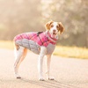 image:imageLelepet Dog Coat Warm Dog Winter Coat Waterproof Dogs Jacket with HarnessPIink Plaid