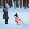 image:imageLelepet Dog Coat Warm Dog Winter Coat Waterproof Dogs Jacket with HarnessPink