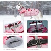image:imageLelepet Dog Coat Warm Dog Winter Coat Waterproof Dogs Jacket with HarnessPink Camo