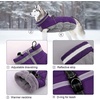 image:imageLelepet Dog Coat Warm Dog Winter Coat Waterproof Dogs Jacket with HarnessPurple