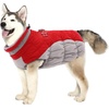 image:imageLelepet Dog Coat Warm Dog Winter Coat Waterproof Dogs Jacket with HarnessRed