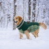 image:imageLelepet Dog Coat Warm Dog Winter Coat Waterproof Dogs Jacket with HarnessTeal Green