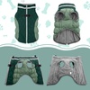 image:imageLelepet Dog Coat Warm Dog Winter Coat Waterproof Dogs Jacket with HarnessTeal Green