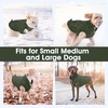 image:imageLelepet Dog Coat Warm Dog Winter Coat Waterproof Reflective Coats for DogsArmy Green