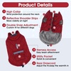 image:imageLelepet Dog Coat Warm Dog Winter Coat Waterproof Reflective Coats for DogsRed