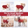 image:imageLelepet Dog Coat Warm Dog Winter Coat Waterproof Reflective Coats for DogsRed