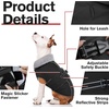 image:imageLelepet Dog Coat Waterproof Dog Jacket Fleece Vest with Adjustable BuckleBlack