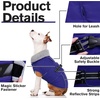 image:imageLelepet Dog Coat Waterproof Dog Jacket Fleece Vest with Adjustable BuckleBlue