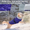 image:imageLelepet Dog Coat Waterproof Dog Jacket Fleece Vest with Adjustable BuckleBlue