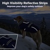 image:imageLelepet Dog Coat Waterproof Dog Jacket Fleece Vest with Adjustable BuckleBlue