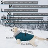 image:imageLelepet Dog Coat Waterproof Dog Jacket Fleece Vest with Adjustable BuckleDark Green