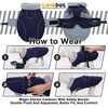 image:imageLelepet Dog Coat Waterproof Dog Jacket Fleece Vest with Adjustable BuckleNavy Blue