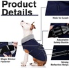 image:imageLelepet Dog Coat Waterproof Dog Jacket Fleece Vest with Adjustable BuckleNavy Blue