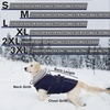 image:imageLelepet Dog Coat Waterproof Dog Jacket Fleece Vest with Adjustable BuckleNavy Blue