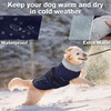 image:imageLelepet Dog Coat Waterproof Dog Jacket Fleece Vest with Adjustable BuckleNavy Blue