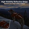 image:imageLelepet Dog Coat Waterproof Dog Jacket Fleece Vest with Adjustable BuckleOrange