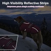 image:imageLelepet Dog Coat Waterproof Dog Jacket Fleece Vest with Adjustable BucklePink