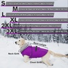 image:imageLelepet Dog Coat Waterproof Dog Jacket Fleece Vest with Adjustable BucklePurple